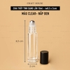 Chai Thủy Tinh Dạng Lăn 10ml - Màu Clear