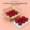 Ly Thủy Tinh Làm Nến Thơm 300ml - Loại Nhám Mờ (Frosted)