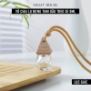 Vỏ Chai Thủy Tinh Đựng Tinh Dầu Treo Xe Ô Tô, Treo Tủ Quần Áo (Lục Giác - 8ml)