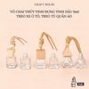 Vỏ Chai Thủy Tinh Đựng Tinh Dầu Treo Xe Ô Tô, Treo Tủ Quần Áo - 8ml