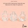 Vỏ Chai Thủy Tinh Đựng Tinh Dầu Treo Xe Ô Tô, Treo Tủ Quần Áo - 8ml