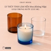 Ly Thủy Tinh Làm Nến Thơm 10oz - Loại Trong Suốt (Clear)