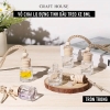 Vỏ Chai Thủy Tinh Đựng Tinh Dầu Treo Xe Ô Tô, Treo Tủ Quần Áo (Tròn Trong - 8ml)