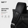 Balo Laptop Nam 16 Inch BAMOZO ROAM Da PU Chống Nước_ĐEN
