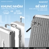 Vali Bamozo Khung Nhôm ULTRAPACK Size 22/24/28 Cao Cấp Tăng Sức Chứa Hành Lý