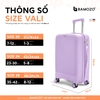 Vali KIRO Bamozo_Nhựa PP_Size 20/24/28_TÍM