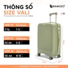 Vali KIRO Bamozo_Nhựa PP_Size 20/24/28_XANH OLIVE