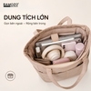 Túi Tote Nữ LIGHT 2in1 Kiêm Balo, Đựng Laptop 14 Inch_TRẮNG KEM