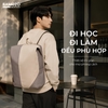 Balo BAMOZO KIKO Laptop 14 Inch – Ash Grey