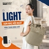 Túi Tote Nữ LIGHT 2in1 Kiêm Balo, Đựng Laptop 14 Inch_ĐEN