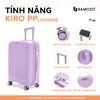 Vali KIRO Bamozo_Nhựa PP_Size 20/24/28_TÍM