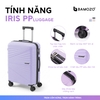 Vali IRIS Bamozo_Nhựa PP_Size 20/24/28_TRẮNG
