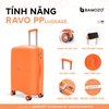 Vali RAVO Bamozo_Nhựa PP_Size 20/24/28_Xanh Baby