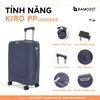 Vali KIRO Bamozo_Nhựa PP_Size 20/24/28_XANH THAN