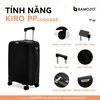 Vali KIRO Bamozo_Nhựa PP_Size 20/24/28_ĐEN