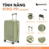 Vali KIRO Bamozo_Nhựa PP_Size 20/24/28_XANH OLIVE
