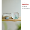 Đĩa bồng hoa sen xanh
