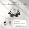 Cắm nhang hoa sen có đế