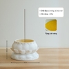 Lư hương sứ mờ 14cm