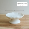 Đĩa bồng sứ mờ 21cm