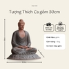 Tượng Thích Ca áo nâu xám 30cm