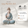 Tượng Thích Ca áo xanh