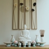 Tượng Thích Ca ngự đài sen 46,5cm