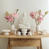Lư hương sứ mờ 14cm