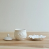 Bộ 3 chén nước sứ mờ