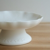 Đĩa bồng sứ mờ 21cm