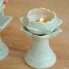 Bộ 2 đế nến xanh ngọc