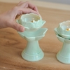 Bộ 2 đế nến xanh ngọc