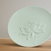 Đĩa bồng xanh ngọc 21cm