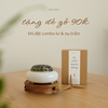 Lư trầm gốm trắng