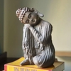 Tượng An Nhiên màu gỗ