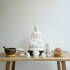 Tượng A Di Đà sứ trắng