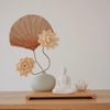 Tượng Thích Ca gốm 11cm