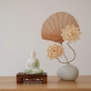 Tượng Thích Ca gốm 11cm