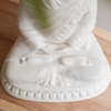 Tượng Thích Ca gốm 36cm