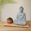 Tượng A Di Đà áo xám