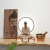 Tượng A Di Đà nâu