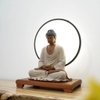 Tượng A Di Đà nâu