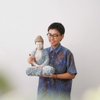 Tượng Thích Ca áo xanh