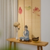 Tượng Thích Ca áo xanh