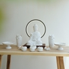 Tượng A Di Đà gốm 30cm