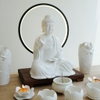 Tượng A Di Đà gốm 30cm