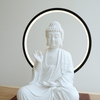 Tượng A Di Đà gốm 30cm