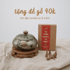 Lư trầm hoa sen xanh lá