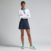 ÁO POLO COLOUR BLOCK SILKY TECH NYLON QUARTER ZIP