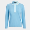 ÁO POLO COLOUR BLOCK SILKY TECH NYLON QUARTER ZIP